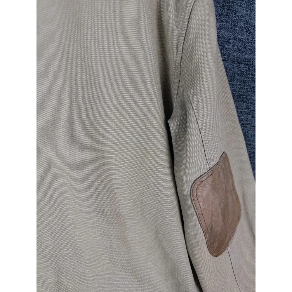 VTG Orvis Hunting Blazer Mens L Brown Elbow Patch Utility Single Breasted Duck